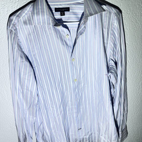 Banana Republic Fitted Dress Shirt - Picture 2 of 6